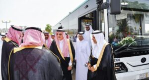 Launch of the public bus transport project in Jazan region